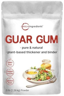  Guar Gum: Un Legante Naturale per un Futuro Sostenibile!